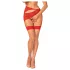 Obsessive Aloisa - lingeriegavesæt - 6 dele - rød - L/XL