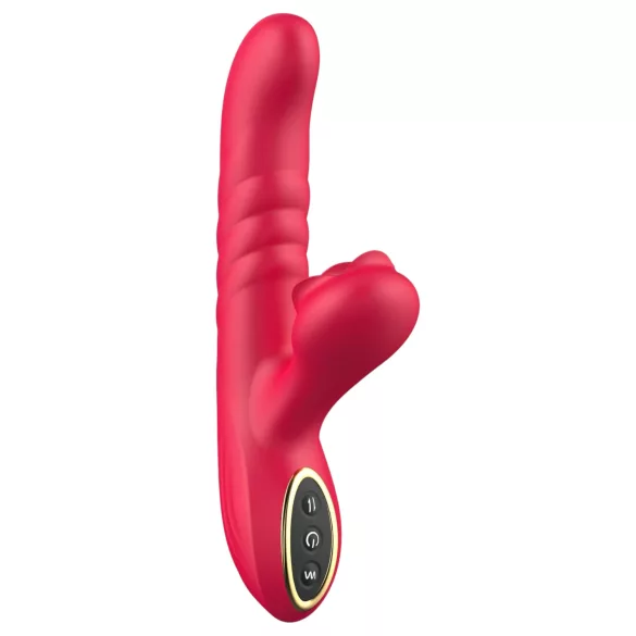 Sweet Play - vibrator med thrust og klitorisstimulation - pink