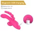 Erospace Sweet Play - G-punktsvibrator med analsonde og sugefunktion (lyserød)