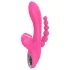 Erospace Sweet Play - G-punktsvibrator med analsonde og sugefunktion (lyserød)