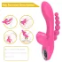 Erospace Sweet Play - G-punktsvibrator med analsonde og sugefunktion (lyserød)