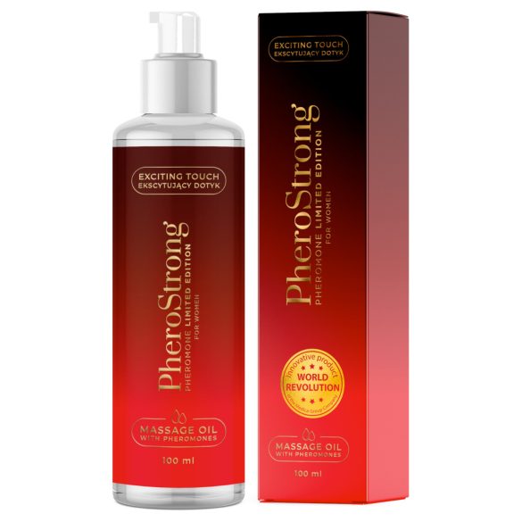 PheroStrong Limited Edition - massageolie til kvinder (100 ml)