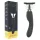 Sweet Play - 2-i-1 vibrator med klitoris-slikkelange og sugefunktion (sort)