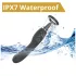 Sweet Play - 2-i-1 vibrator med klitoris-slikkelange og sugefunktion (sort)