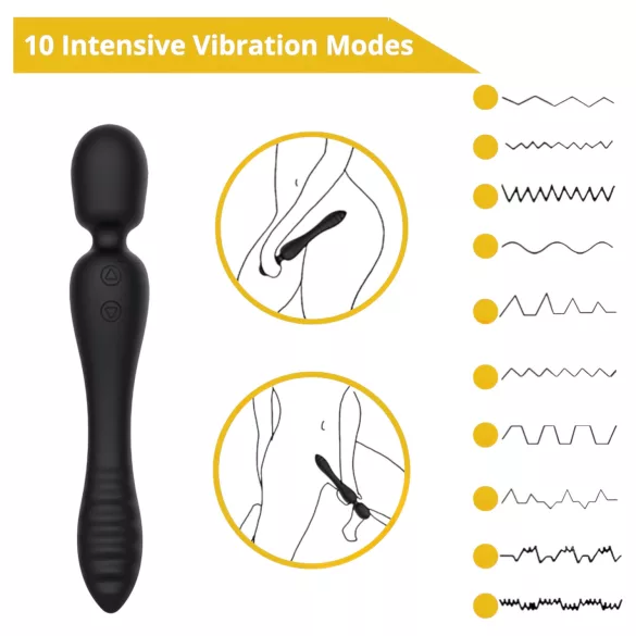 Sweet Play - G-punkt vibrator og massager - sort