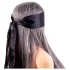 Wild Play - satin blindfold - sort/lyserød