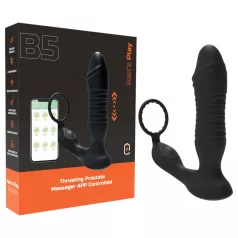 Men's Play - analvibrator med thrust-funktion - sort