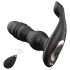 Mænds Leg - op/ned prostata vibrator (sort)