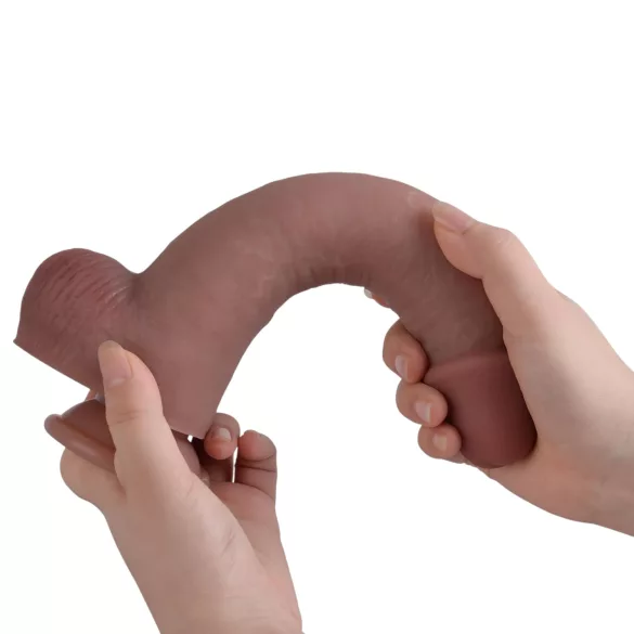 Natural Play - silikonedildo 24 cm (naturfarvet)