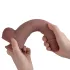 Natural Play - silikonedildo 24 cm (naturfarvet)