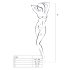 Passion BS001 - Net catsuit, sort, str. S-L