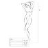 Passion BS016 - bodystocking sæt - netdesign - sort - S-L