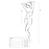 Passion BS027 - hvid net-minikjole (S-L)