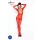 Passion BS031 - åbent catsuit - rød - S-L