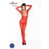 Passion BS031 - åbent catsuit - rød - S-L