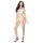 Passion BS035 - strop-body med åben netdesign (hvid) - S-L