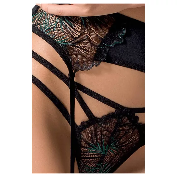 Passion Floris - lingerisæt - sort - L/XL
