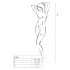 Passion BS058 - Åben Net Catsuit (Rød) - S-L