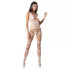 Passion BS058 - net catsuit med åbning - hvid - S-L