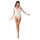 Passion BS064 - åben net-bodystocking (hvid) - S-L