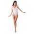Passion BS064 - åben net-bodystocking (hvid) - S-L