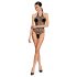 Passion BS087 - gennemsigtigt net-body (sort) - S-L