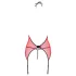 Passion Peonia - lingerisæt - bluse og trusser - rød