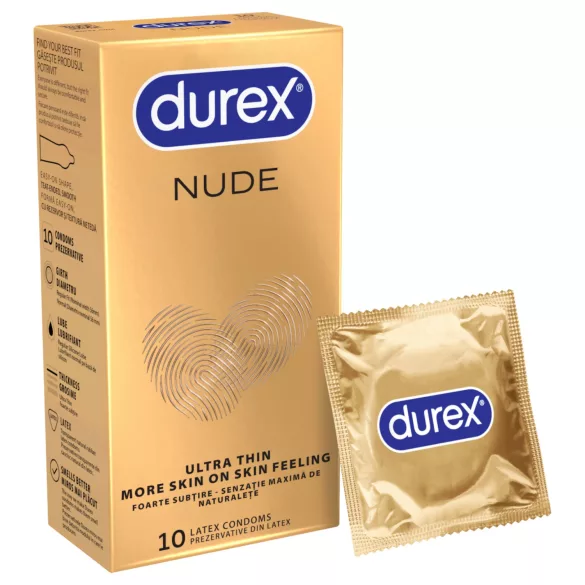 Durex Invisible Regular - tynd kondom - 10 stk