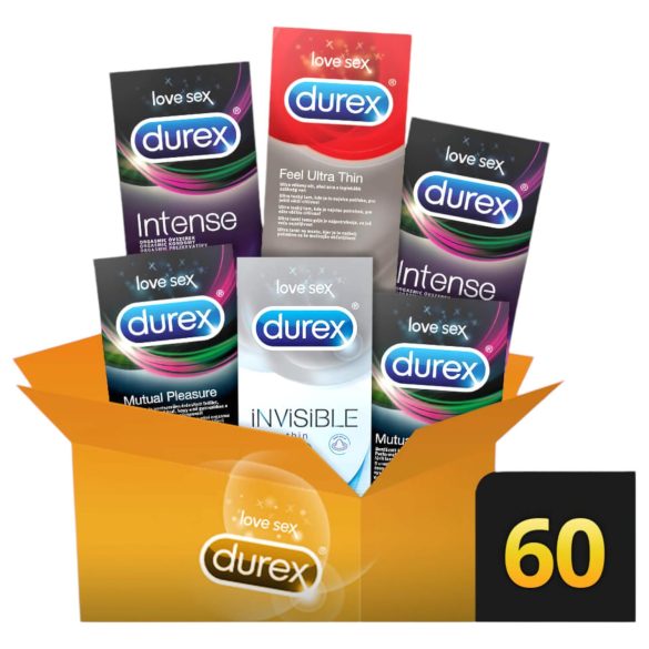 Durex Premium - ekstra nydelse kondompakke (6x10 stk)