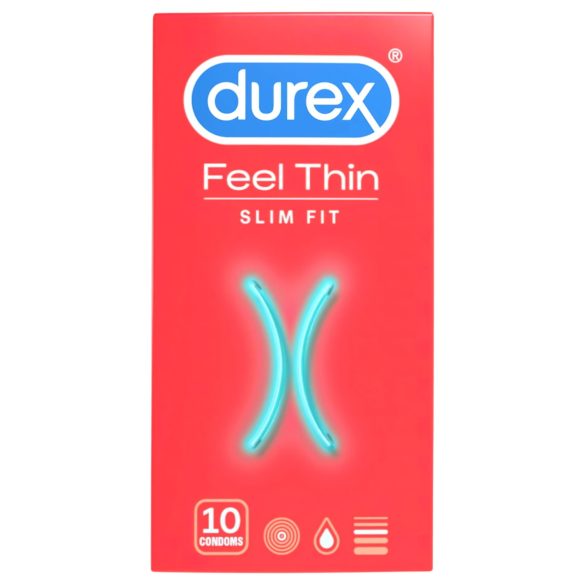 Durex Feel Thin Slim Fit - naturoplevelse kondomer (10 stk)