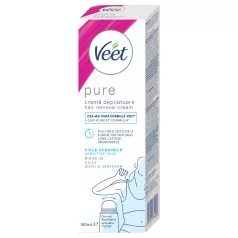   Veet Pure - hårfjerningscreme til bikinilinjen - til sensitiv hud (100 ml)