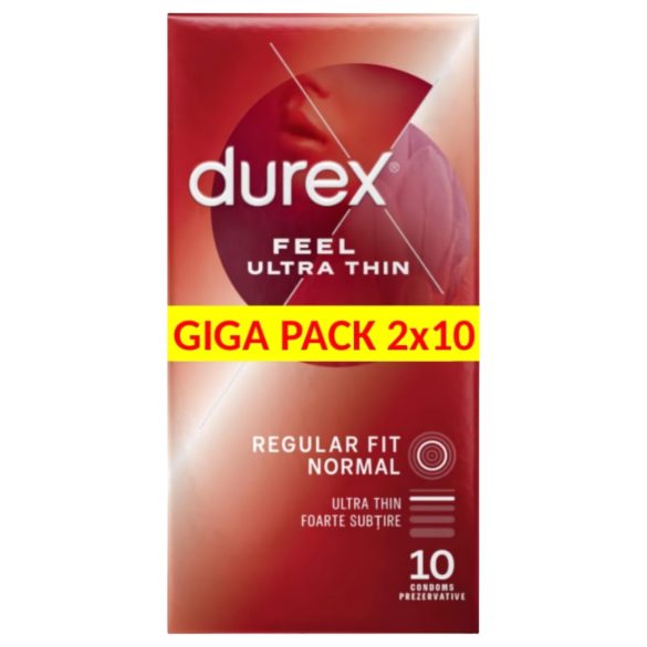Durex Feel Ultra Thin - ultra realistisk kondom (2x10 stk)