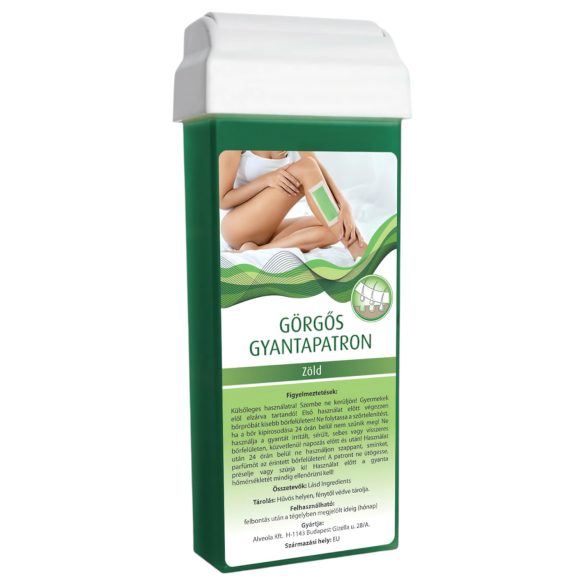 Rulle voks patron - bred rullehoved (100 ml) - grøn
