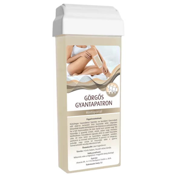 X-Epil - Vokspatron med rulle - med bred rullehoved (100 ml) - med talkum