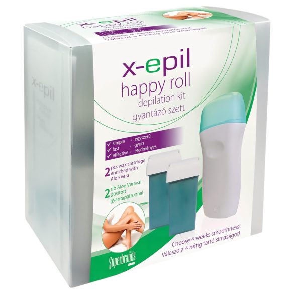 X-Epil Happy Roll - Vokssæt