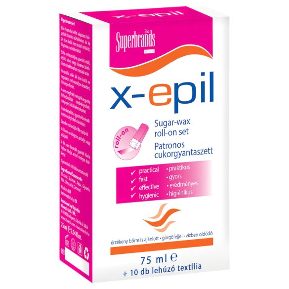 X-Epil - Sukkervoks-sæt med patroner