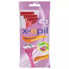 X-Epil - engangsdamebarberblad - 2 blade - 5 stk