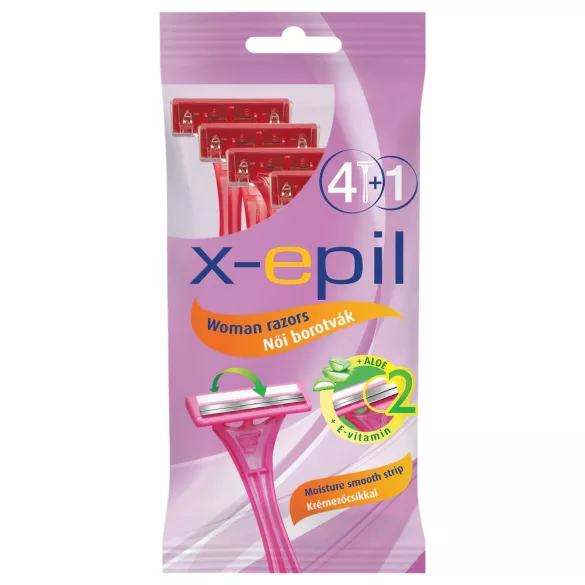 X-Epil - engangsdamebarberblad - 2 blade - 5 stk