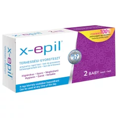X-Epil - graviditetstest - hurtig test - 2 stk