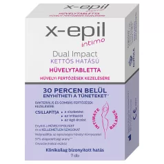   X-Epil Intimo Dual Impact - vaginaltabletter - dobbelt effekt - 7 stk