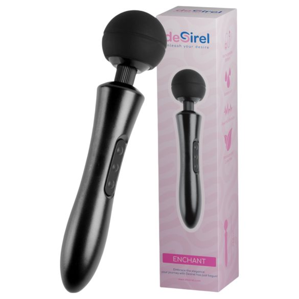 Desirel Enchant - sort massagerende vibrator (sort)