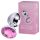 Desirel Pink Jewel S - anal plug (sølv-lyserød)