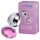 Desirel Pink Jewel M - anal plug (sølv-lyserød)