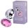 Desirel Pink Jewel L - anal plug (sølv-pink)