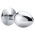 Desirel Pink Jewel L - anal plug (sølv-pink)
