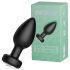 Desirel Easy Obsidian - trådløs anal vibrator (sort)
