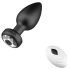 Desirel Easy Obsidian - trådløs anal vibrator (sort)