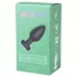 Desirel Easy Obsidian - analvibrator med fjernbetjening genopladelig sort