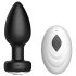 Desirel Easy Obsidian - trådløs anal vibrator (sort)