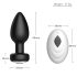 Desirel Easy Obsidian - trådløs anal vibrator (sort)
